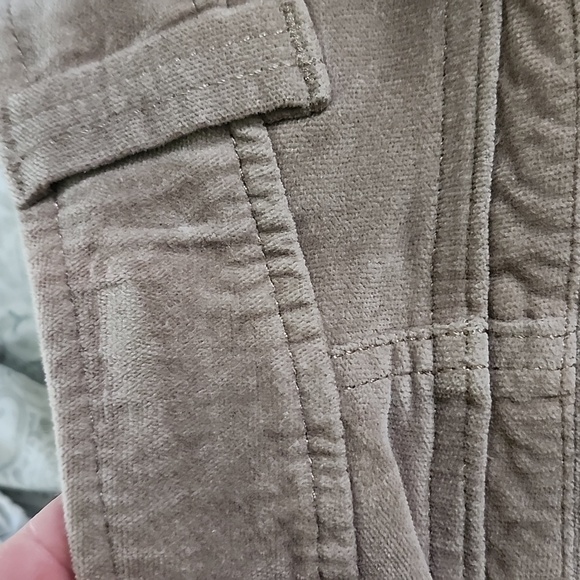 Athleta soft brown cordroy mini skirt short skirt zip up size 4 - Picture 9 of 10